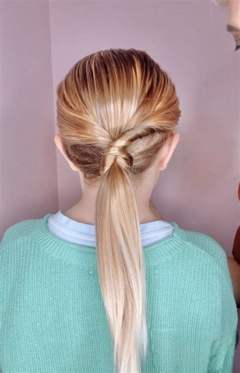 clip in ponytail short|easy ponytails for short hair.